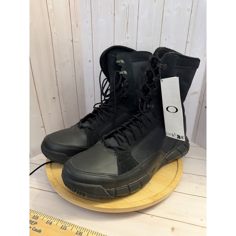OAKLEY SI Light Patrol Tactical Boots Blackout 11190-02E - Men's US 10 NWOB
